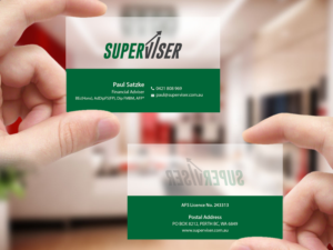 Visitenkarten-Design von Creations Box 2015 für Superviser Pty Ltd | Design: #12354753