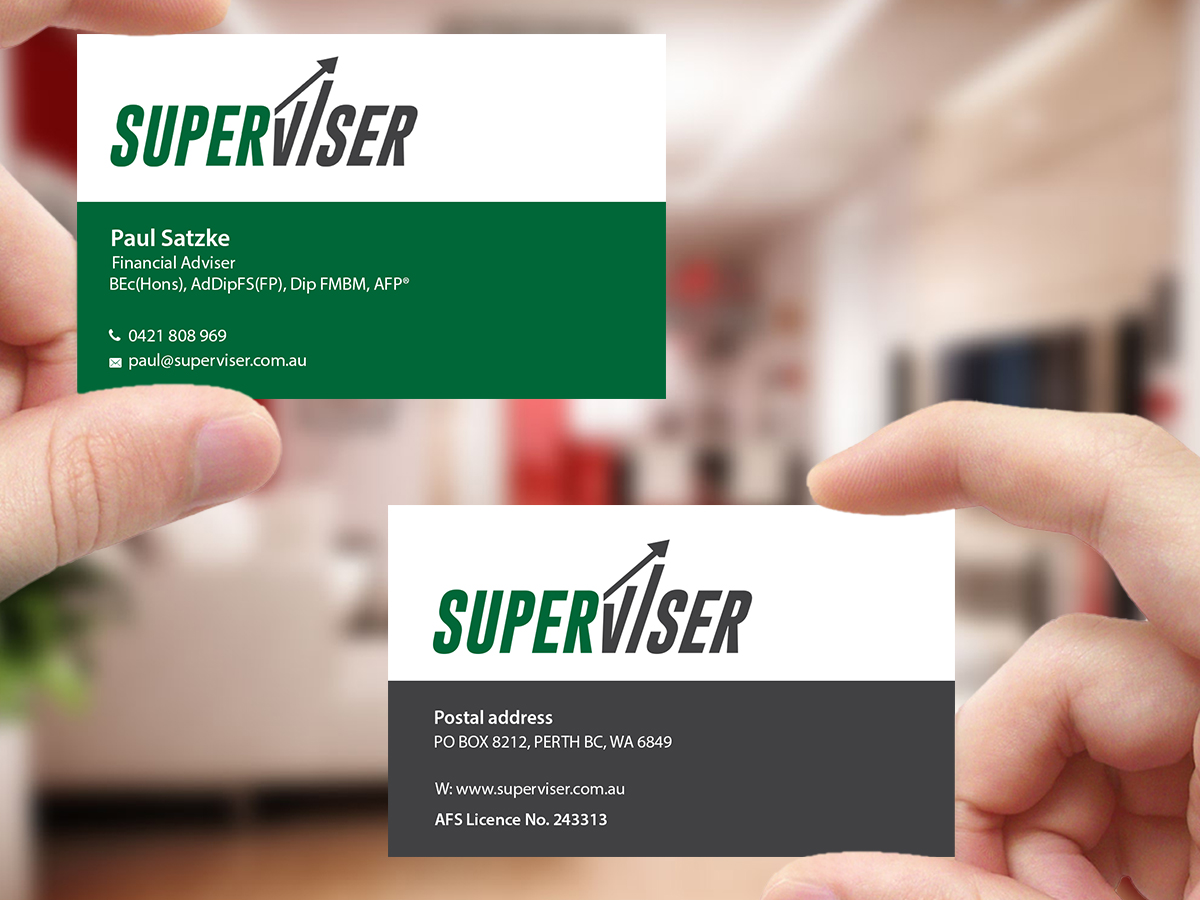 Business Card Design by Creations Box 2015 for Superviser Pty Ltd | Design #12354766