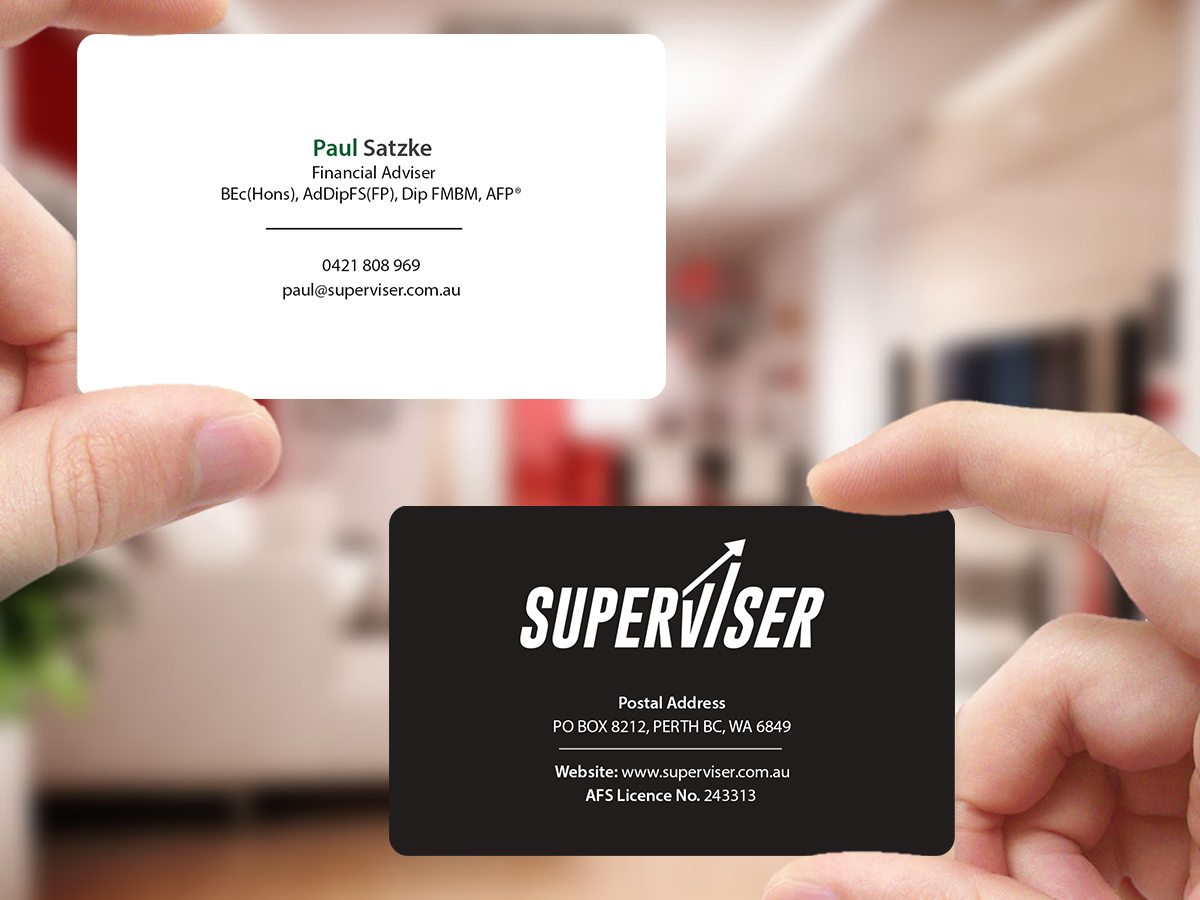 Business Card Design by Creations Box 2015 for Superviser Pty Ltd | Design #12354789