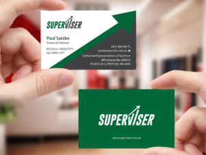Business Card Design by Creations Box 2015 for Superviser Pty Ltd | Design: #12566363