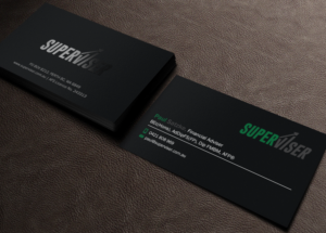 Visitenkarten-Design von Brand aid für Superviser Pty Ltd | Design: #12351780