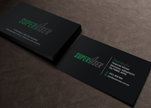 Visitenkarten-Design von Brand aid für Superviser Pty Ltd | Design: #12351786