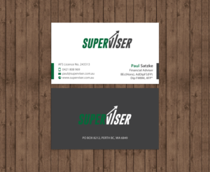 Business Card Design by chandrayaan.creative for Superviser Pty Ltd | Design #12348137