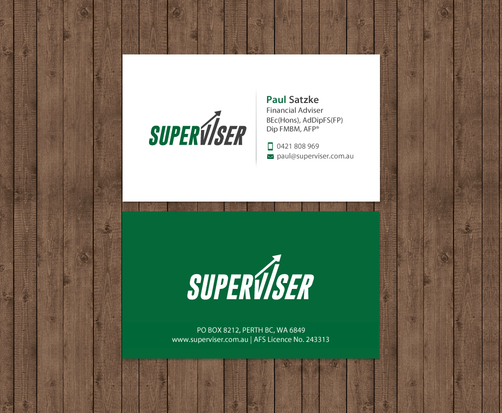 Business Card Design by chandrayaan.creative for Superviser Pty Ltd | Design #12348138
