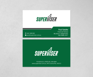 Visitenkarten-Design von chandrayaan.creative für Superviser Pty Ltd | Design: #12348145