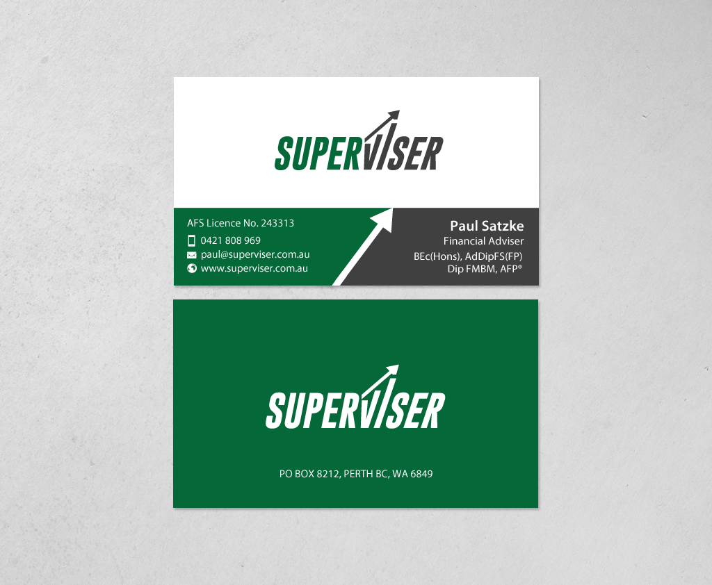 Business Card Design by chandrayaan.creative for Superviser Pty Ltd | Design #12348152