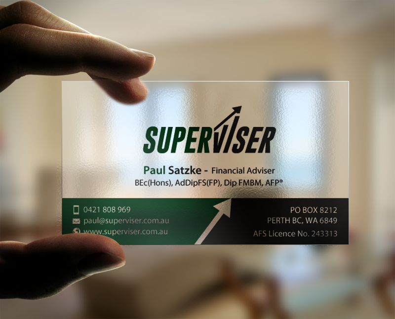 Business Card Design by chandrayaan.creative for Superviser Pty Ltd | Design #12348154