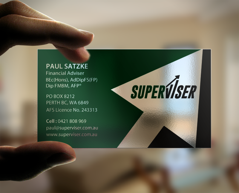 Business Card Design by chandrayaan.creative for Superviser Pty Ltd | Design #12348901