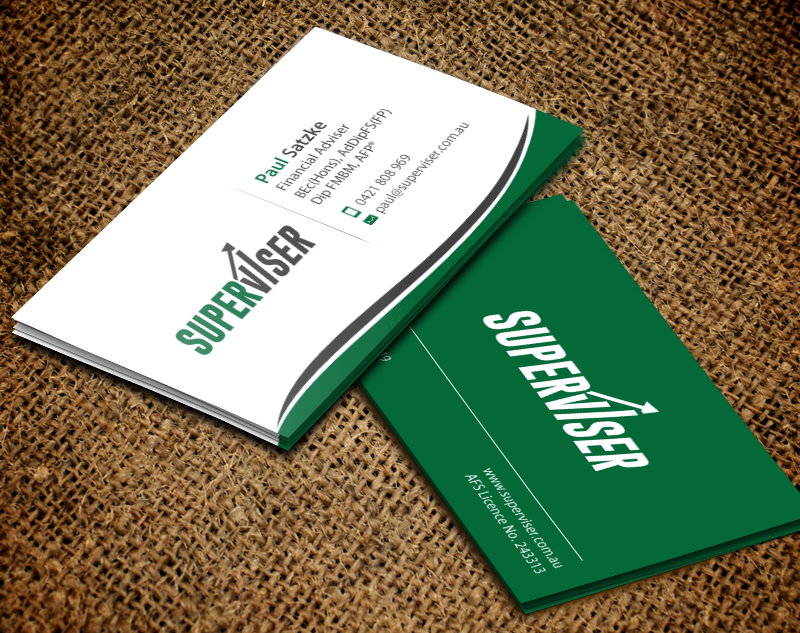 Business Card Design by chandrayaan.creative for Superviser Pty Ltd | Design #12348933