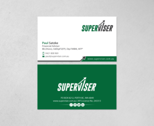 Visitenkarten-Design von chandrayaan.creative für Superviser Pty Ltd | Design: #12552821