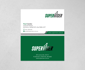 Visitenkarten-Design von chandrayaan.creative für Superviser Pty Ltd | Design: #12552823