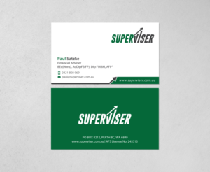 Visitenkarten-Design von chandrayaan.creative für Superviser Pty Ltd | Design: #12552824