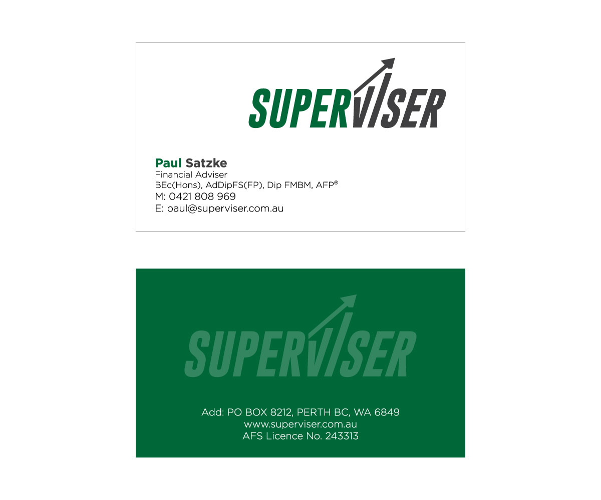 Business Card Design by Boon for Superviser Pty Ltd | Design #12329192
