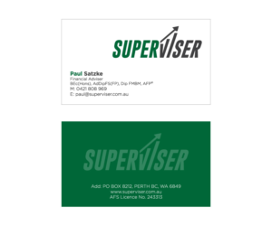 Business Card Design by Boon for Superviser Pty Ltd | Design #12329192