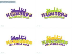 Logo Design by Anhlee for Illawarra Inflatable World | Design: #12154447