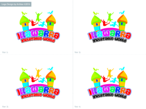 Logo Design by Anhlee for Illawarra Inflatable World | Design: #12164533