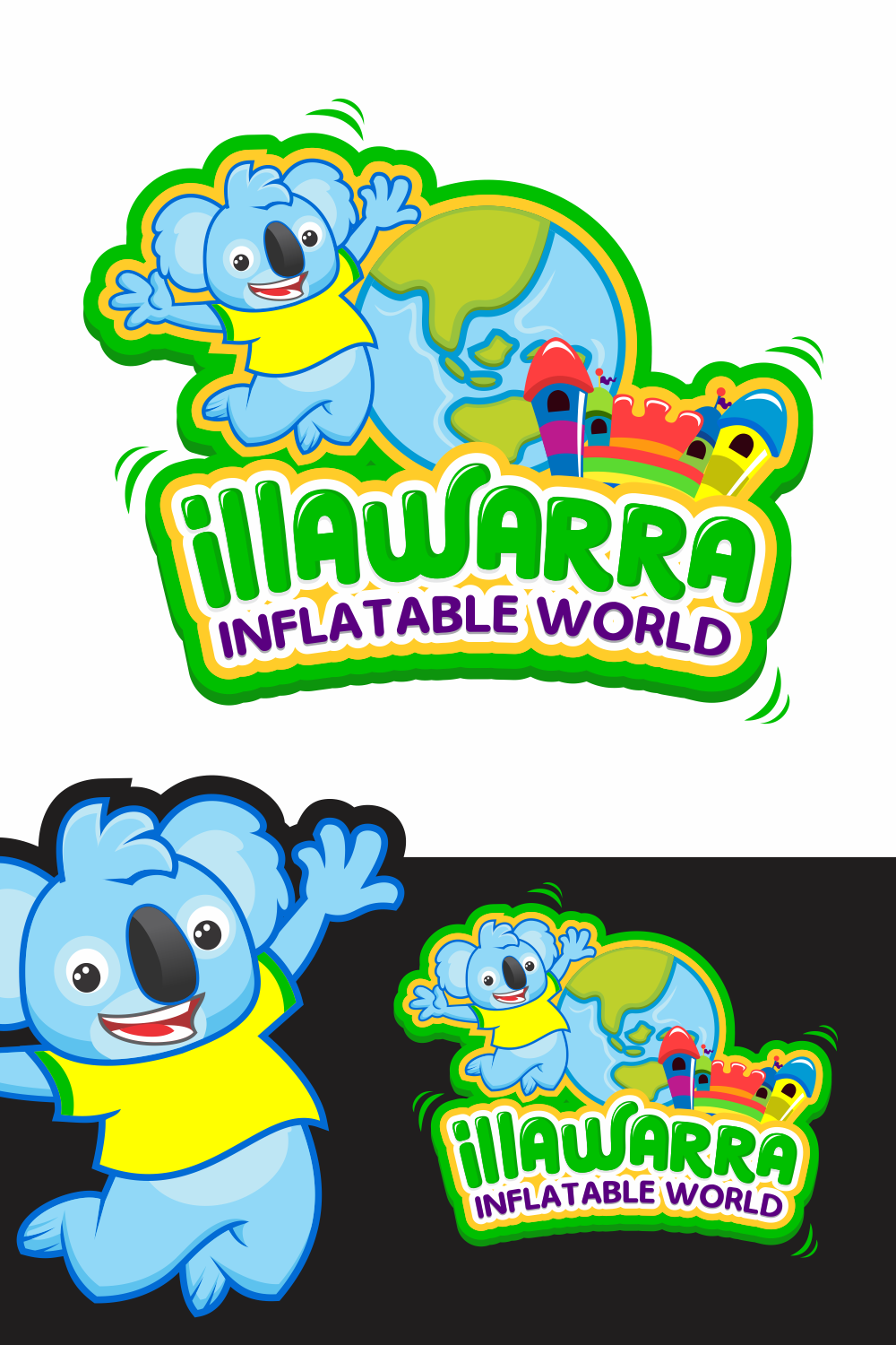 Logo Design by Gigih Rudya for Illawarra Inflatable World | Design #12112477