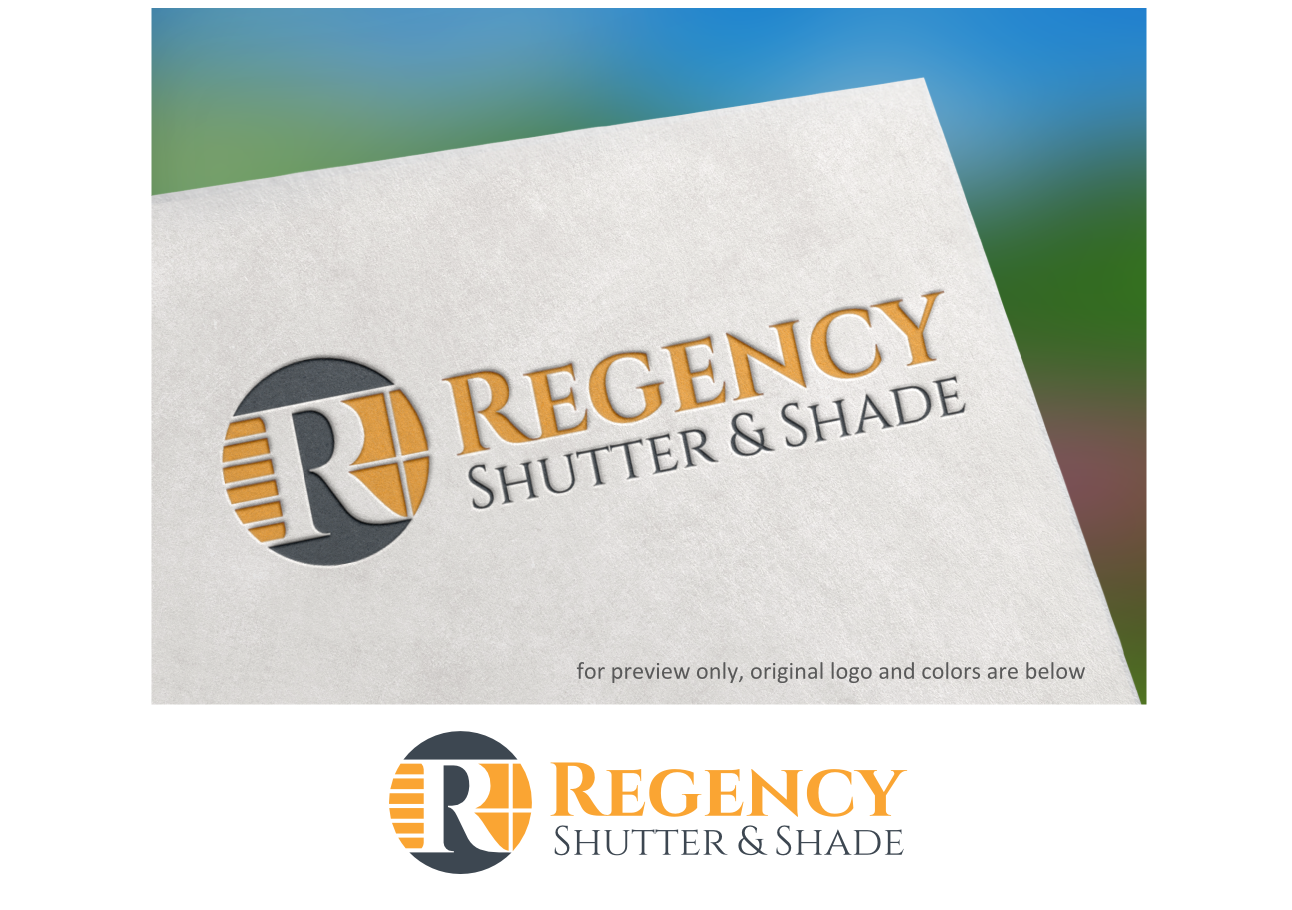 Logo Design by Gita. for Regency Shutters | Design #12232516