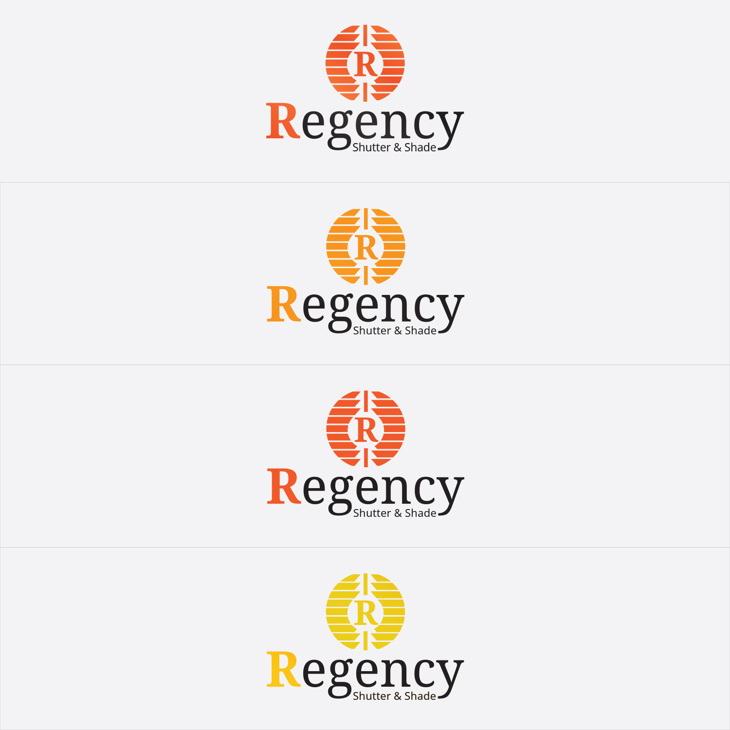 Logo Design by Sam for Regency Shutters | Design #12112502