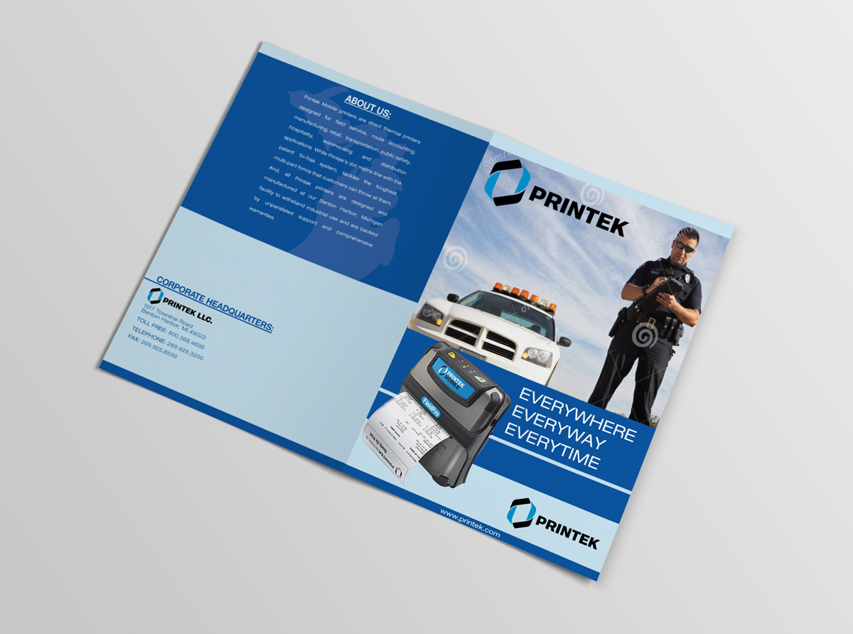 Brochure Design by Impressive Solutions for Printek, LLC | Design #12120431