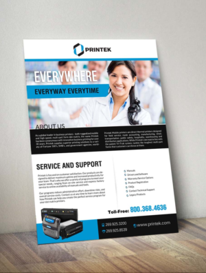 Design de Brochure par creative.bugs pour Printek, LLC | Design : #12185466