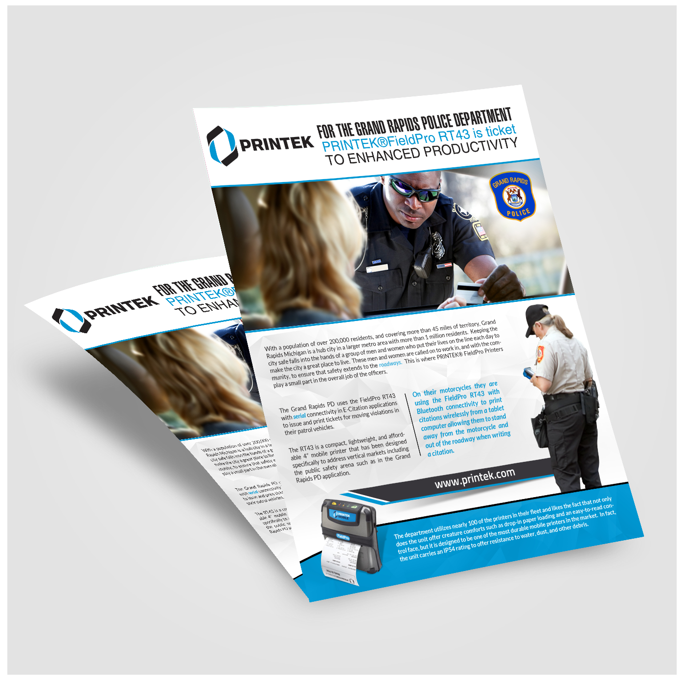 Brochure Design by creative.bugs for Printek, LLC | Design #12194624