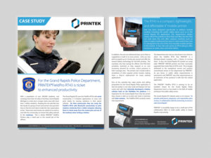 Design de Brochure par HelliumworkStudio pour Printek, LLC | Design : #12199084