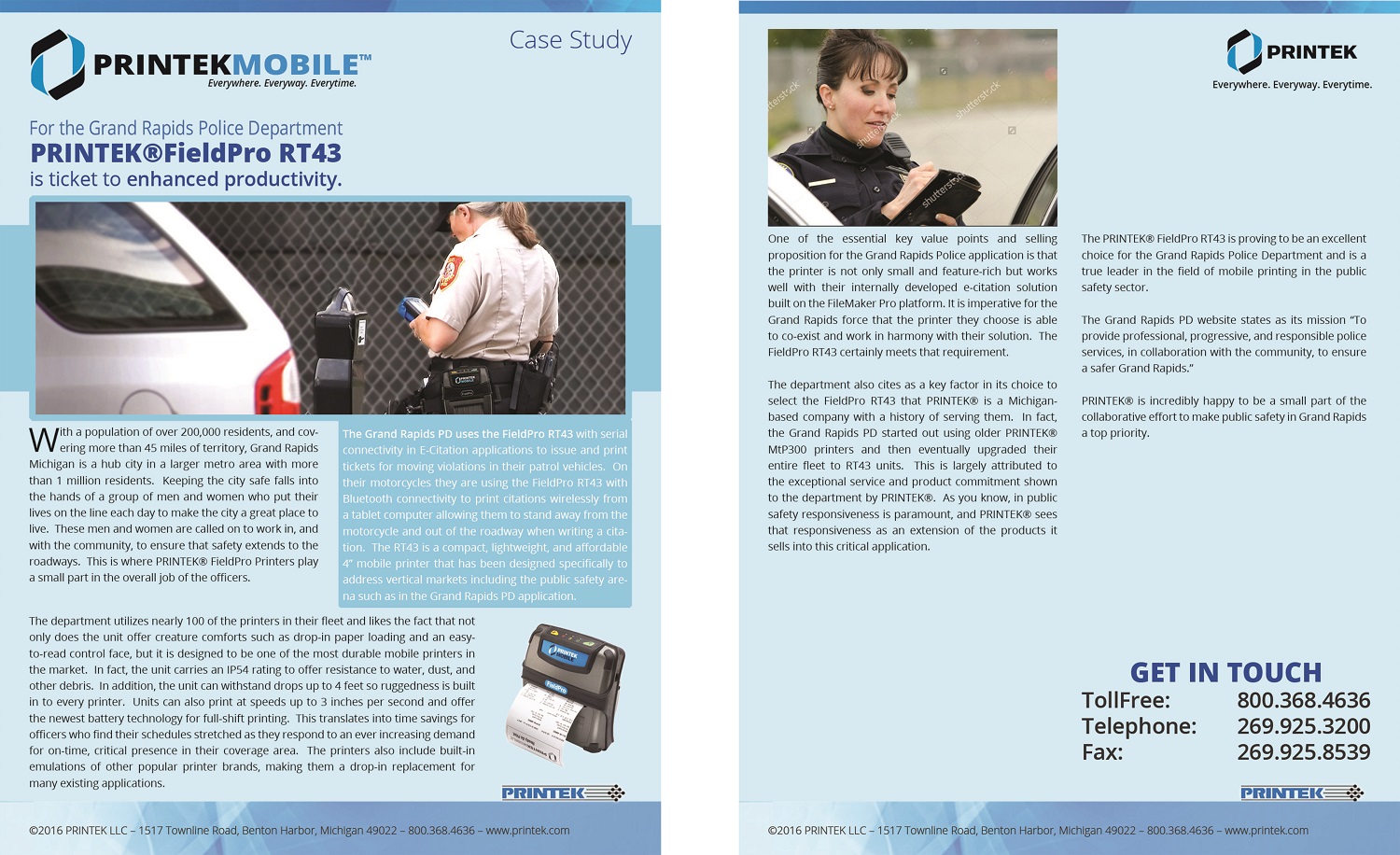 Brochure Design by Kingson Lab for Printek, LLC | Design #12189917