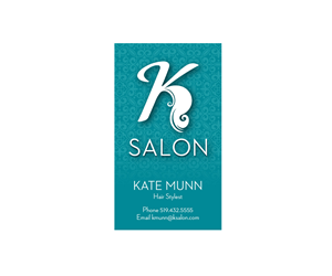 Logo Design by Rachelle for K Salon | Design: #2434059