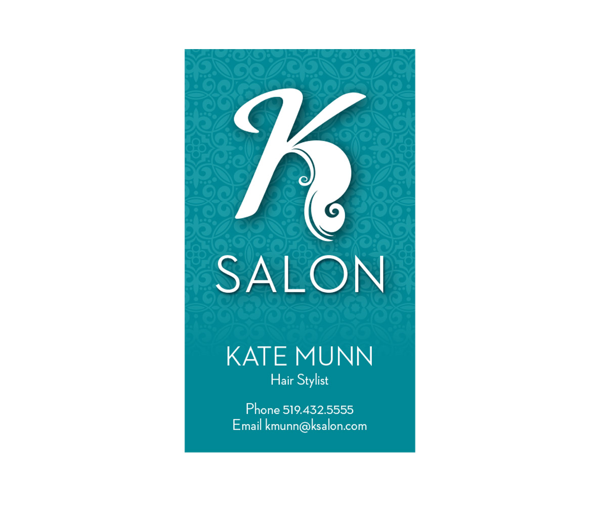 Logo Design by Rachelle for K Salon | Design: #2434069
