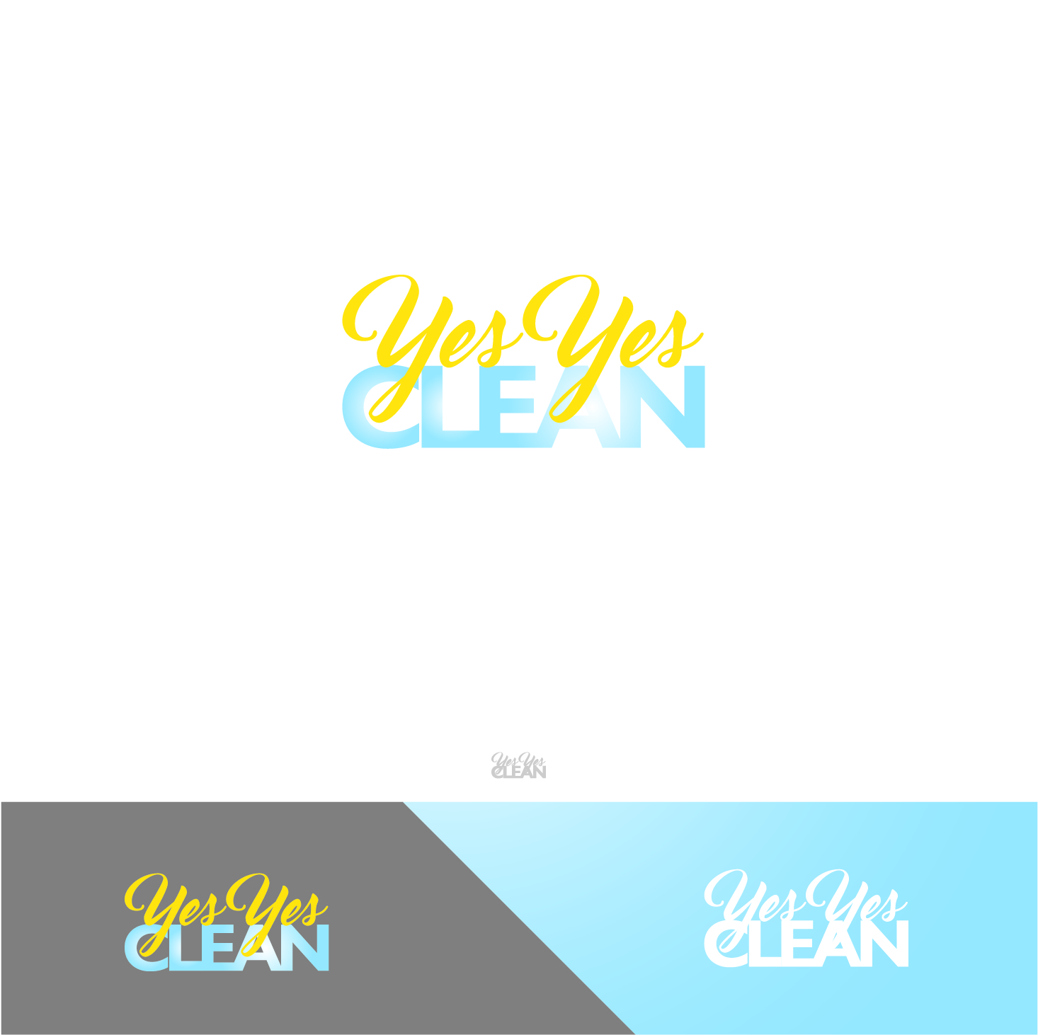 Logo Design by abc. for YesYesClean | Design #12119909