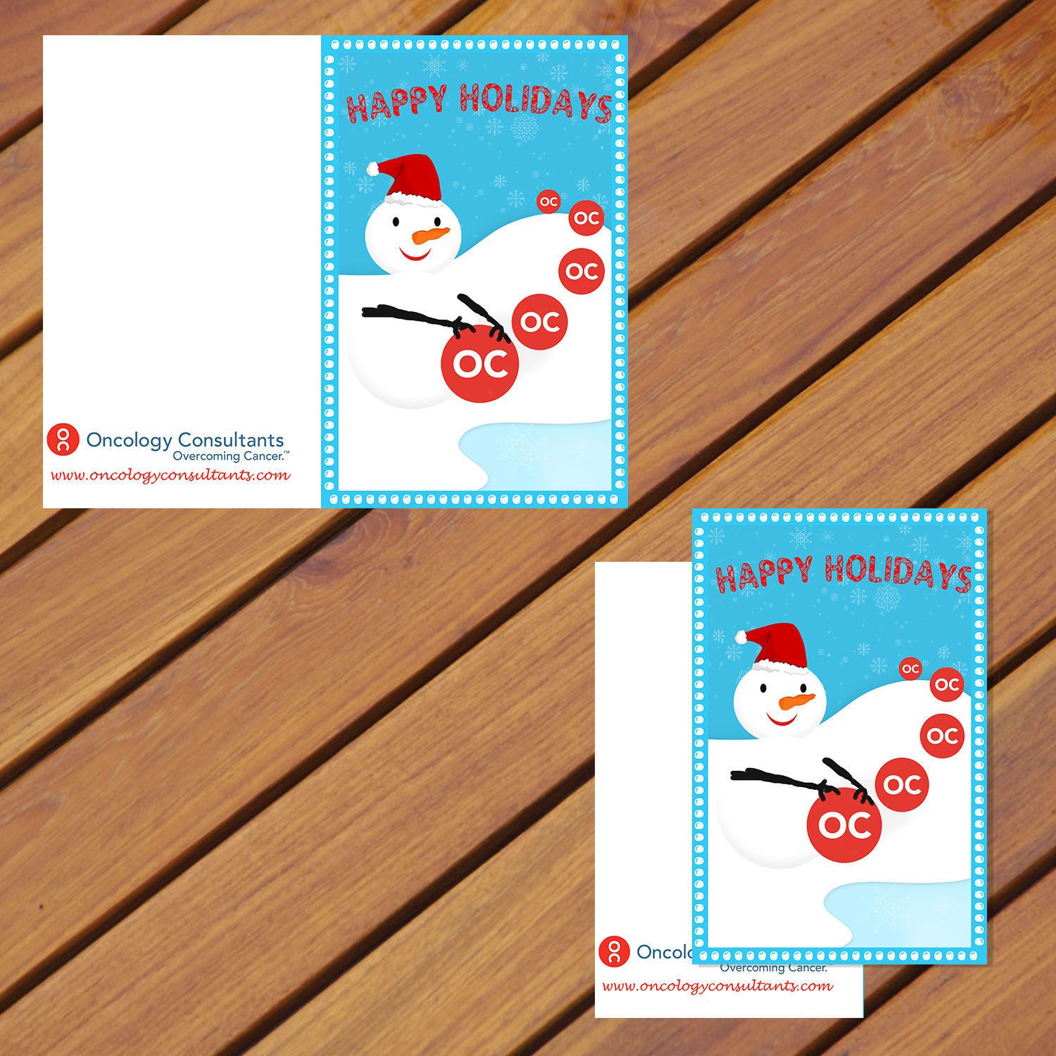 Greeting Card Design by ManoDesign1 for Oncology Consultants | Design #12153346