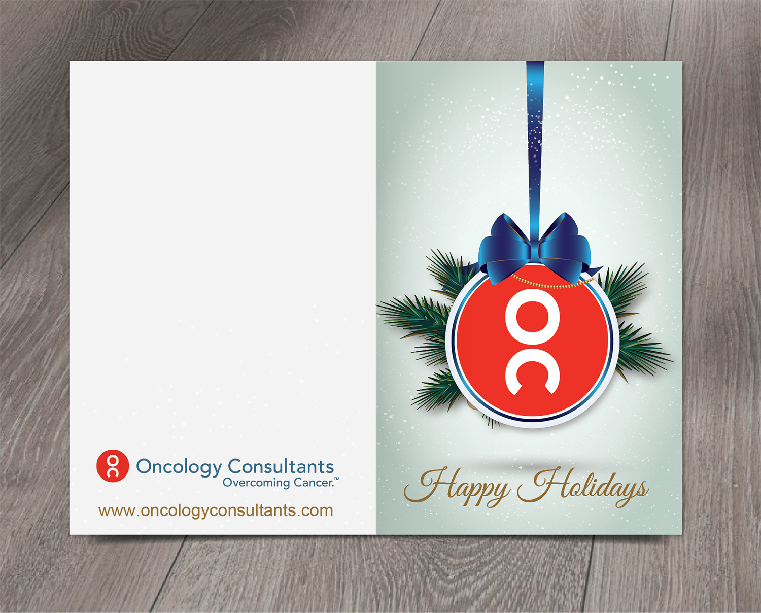 Greeting Card Design by alex989 for Oncology Consultants | Design #12261516