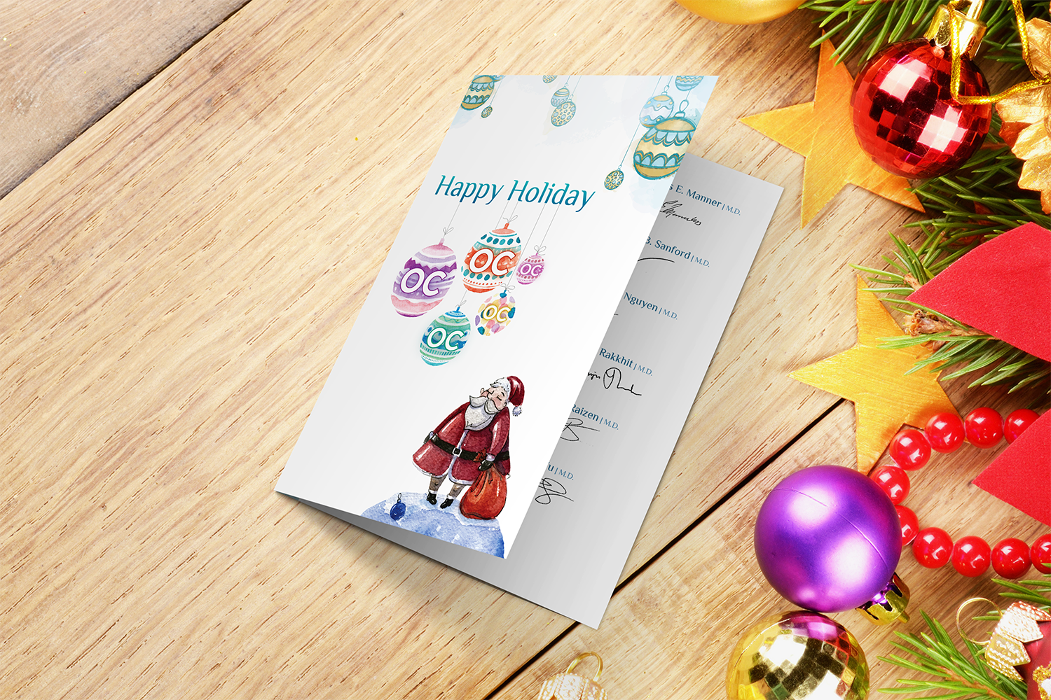 Greeting Card Design by Akshar Shailesh for Oncology Consultants | Design #12153712