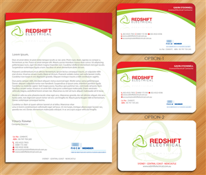 Design de Papeterie par Sarmishtha Chattopadhyay_loginchange pour Redshift Electrical Services | Design : #2390438