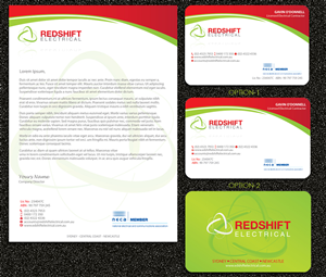 Design de Papeterie par Sarmishtha Chattopadhyay_loginchange pour Redshift Electrical Services | Design : #2390493