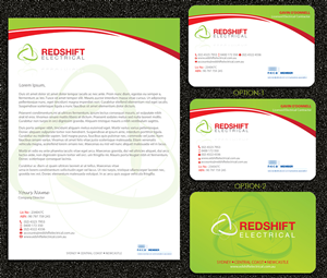 Design de Papeterie par Sarmishtha Chattopadhyay_loginchange pour Redshift Electrical Services | Design : #2392839