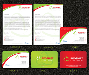 Design de Papeterie par Sarmishtha Chattopadhyay_loginchange pour Redshift Electrical Services | Design : #2394011