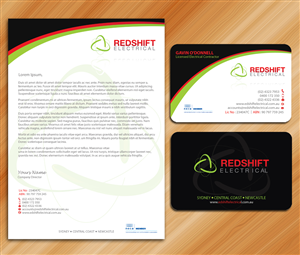 Design de Papeterie par Sarmishtha Chattopadhyay_loginchange pour Redshift Electrical Services | Design : #2403867