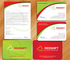 Design de Papeterie par Sarmishtha Chattopadhyay_loginchange pour Redshift Electrical Services | Design : #2405388