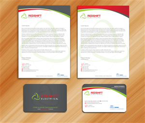 Design de Papeterie par Sarmishtha Chattopadhyay_loginchange pour Redshift Electrical Services | Design : #2407274