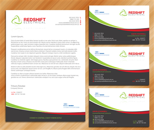 Design de Papeterie par Sarmishtha Chattopadhyay_loginchange pour Redshift Electrical Services | Design : #2411696