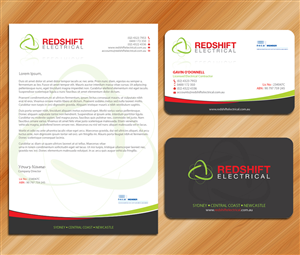 Design de Papeterie par Sarmishtha Chattopadhyay_loginchange pour Redshift Electrical Services | Design : #2412219
