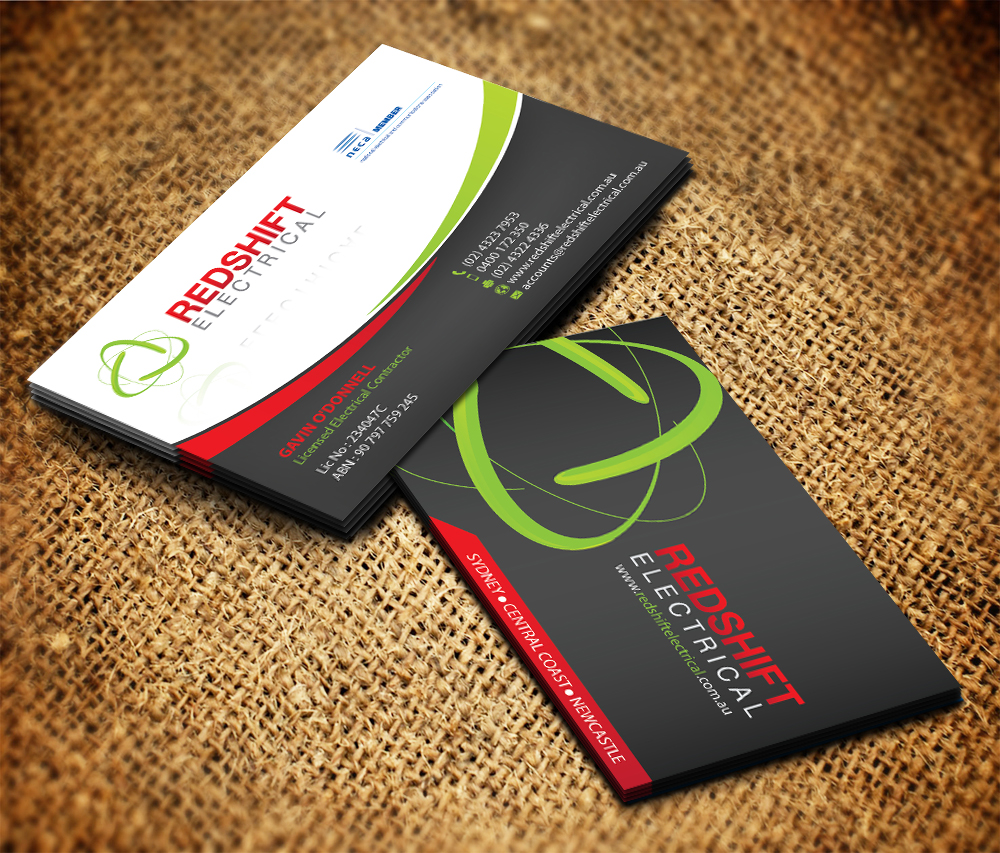 Design de Papeterie par Sarmishtha Chattopadhyay_loginchange pour Redshift Electrical Services | Design #2414655