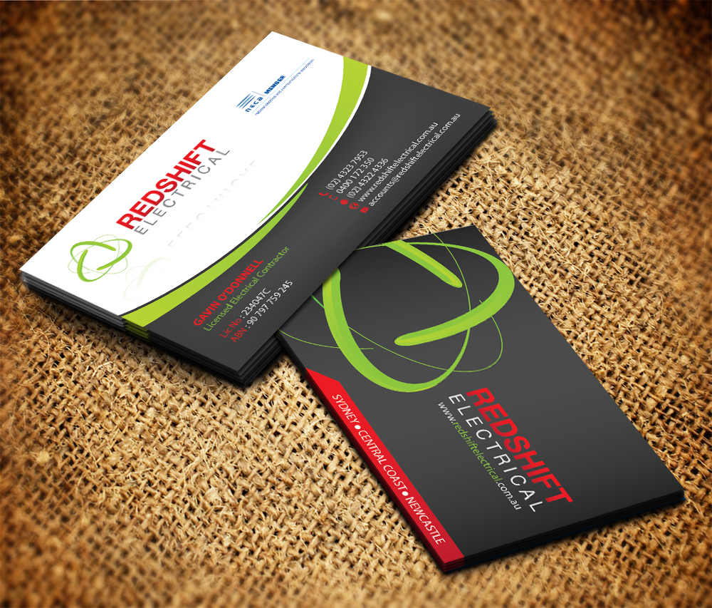 Design de Papeterie par Sarmishtha Chattopadhyay_loginchange pour Redshift Electrical Services | Design #2414792