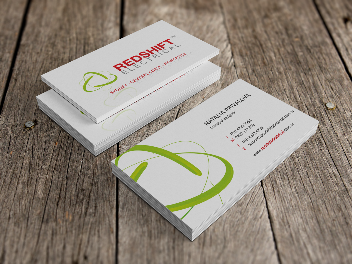 Stationery Design by HYPdesign for Redshift Electrical Services | Design #2382051
