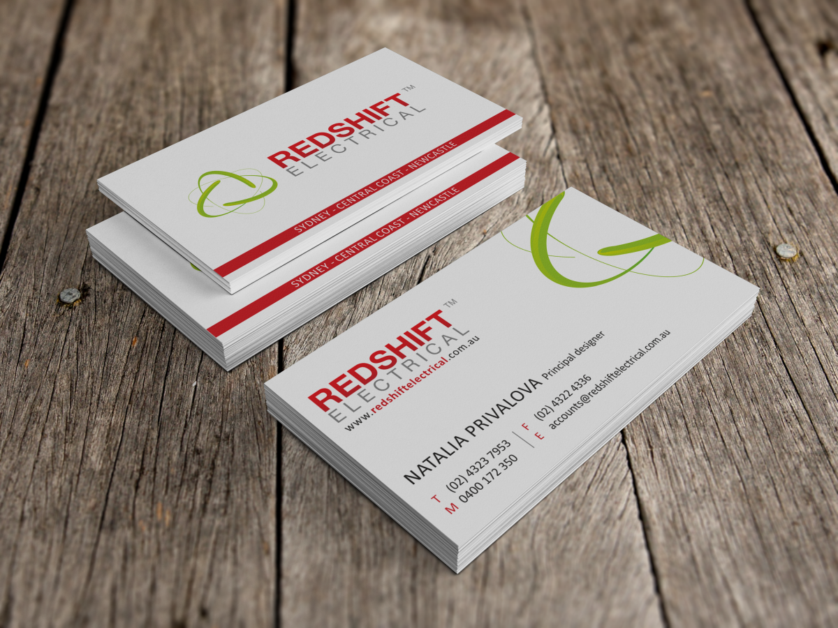 Schreibwaren-Design von HYPdesign für Redshift Electrical Services | Design #2382064