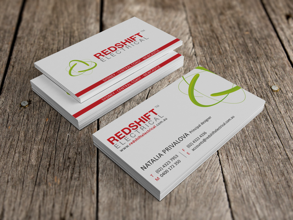 Stationery Design by HYPdesign for Redshift Electrical Services | Design #2386274