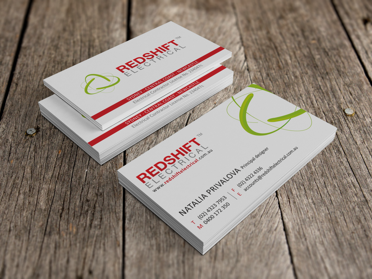 Design de Papeterie par HYPdesign pour Redshift Electrical Services | Design #2387663