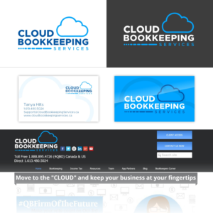 Logo Design by Paradox Custom Goods for Cloud Bookkeeping Services | Design: #12114781